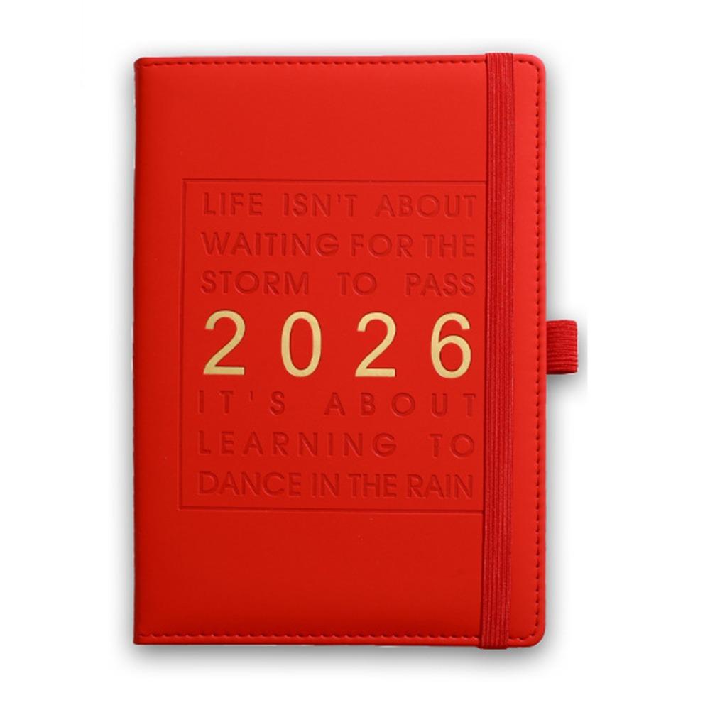 12 Months 2026 Schedule Planner Notepad English 365 Days Efficiency Notebook  Business