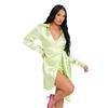 Missy Empire Womens/Ladies Satin Wrap Dress