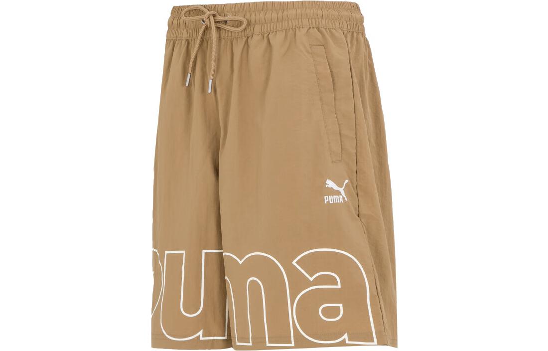 PUMA Casual Shorts Men s Khaki Moderate 623412-85 S