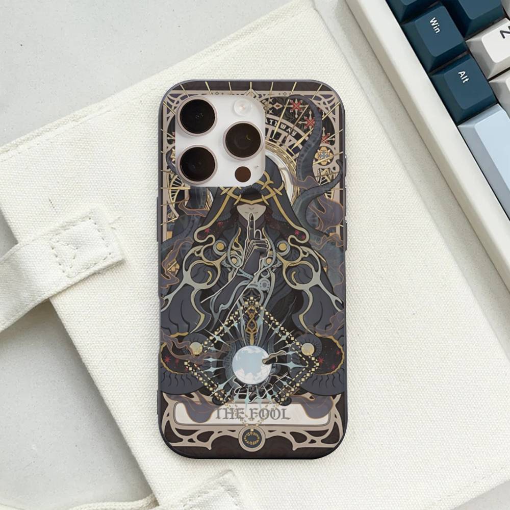 

Инструменты для гадания Карты Таро T для iPhone 17 16 15 Plus Pro Max 12 14 Plus 11 13 Волна Гофрированная Полоса Чехол для Телефона iPhone 16 plus