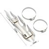 Flammen-Stil Motorrad-Auspuffrohr Hitzeschild Dekor Schalldämpfer Verbrühungsschutz Universal Fit für Harley Custom Chopper Cruiser