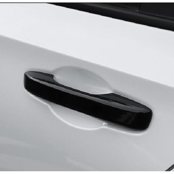 ABS Glossy Black Side Door Handle Cover Trim For - Honda Civic Sedan 4PS