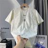 Herr Tie-Dye Kortärmad T-shirt Casual Streetwear T-shirt Med