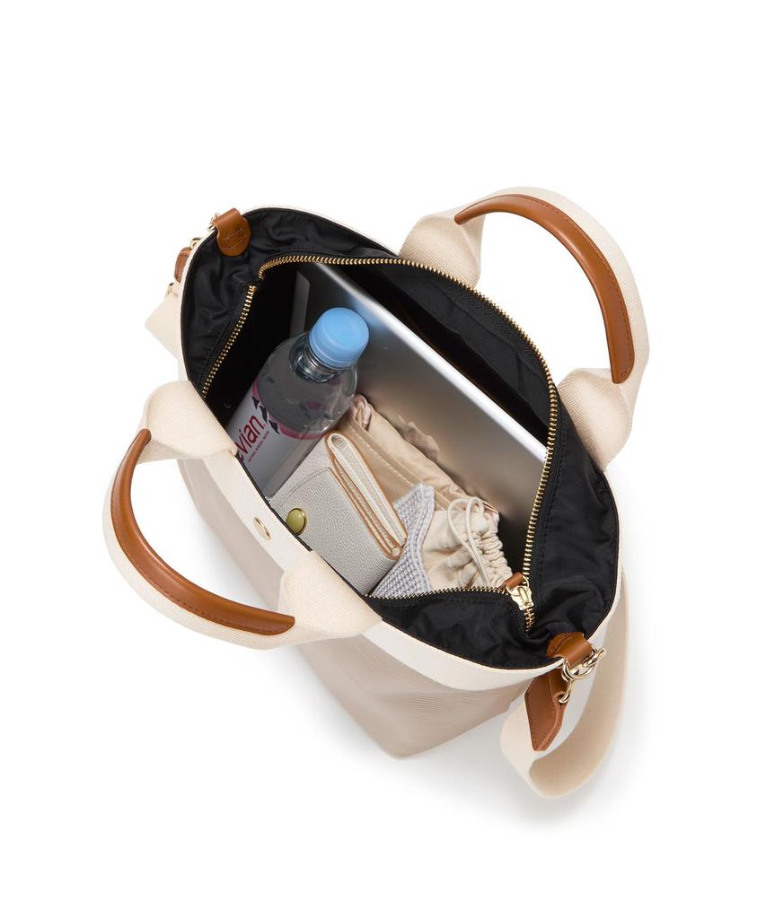 Einkaufstasche RIPPLE mit Schulter B5 Einkaufstasche Wasserabweisend Hellbeige [Topkapi] Damen