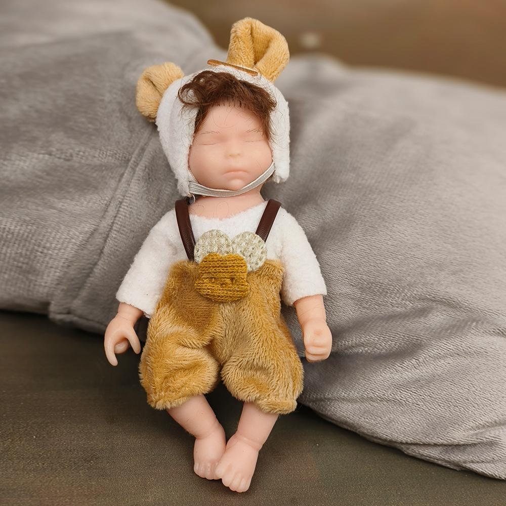 Micro Preemie Full Body Silicone Baby Doll Girl & Boy Lifelike Reborn Doll Surprice Children Anti-Stress