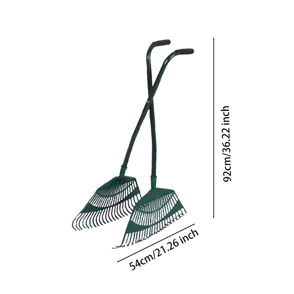 Carbon Steel Long Handled Leaf Grabber Leaf for Lawns,Garden Grass Practical Easy Use Clearing Manual Clearing Leaf Picking Tool