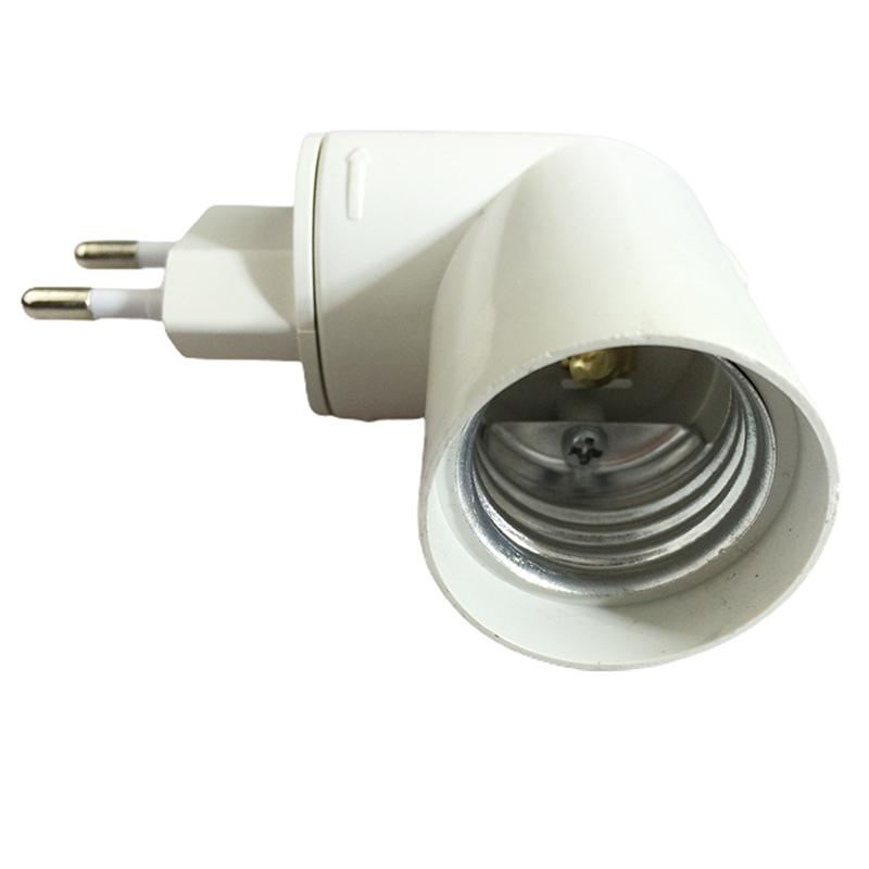 Adjustable E27 Lamp Bulb Bases Socket Holder 360 Degrees Bulb Adapter Plug
