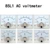 85L1  AC Voltmeter Pointer Type AC 0-50V  150V 250V 300V 450V 500V  600V Analog Panel Voltage Gauge Volt Meter