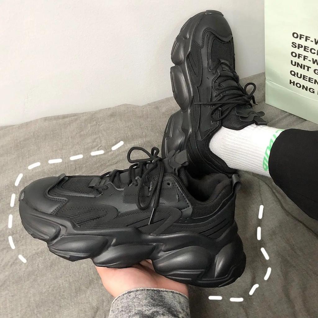 Autumn Men's Platform Sneakers Breathable Men Chunky Shoes Trainers Women Sneakers Tenis Masculino Zapatillas Hombre66y