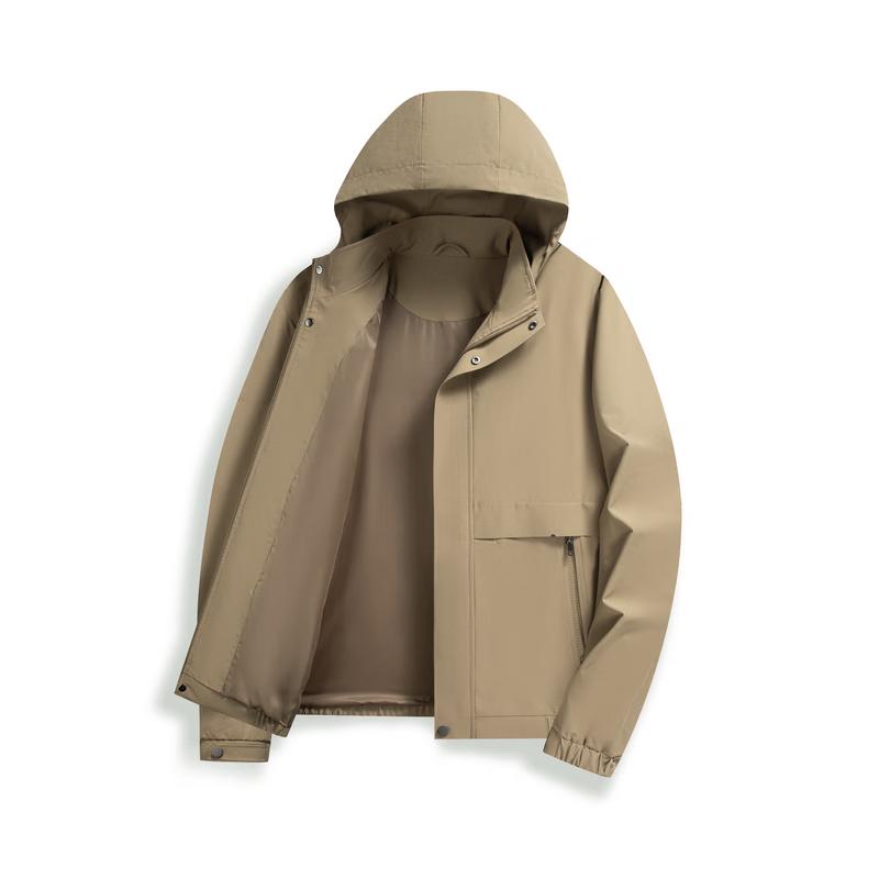 SNOWFLYING Men s 2025 Detachable Hood Short Jacket X405116029F M
