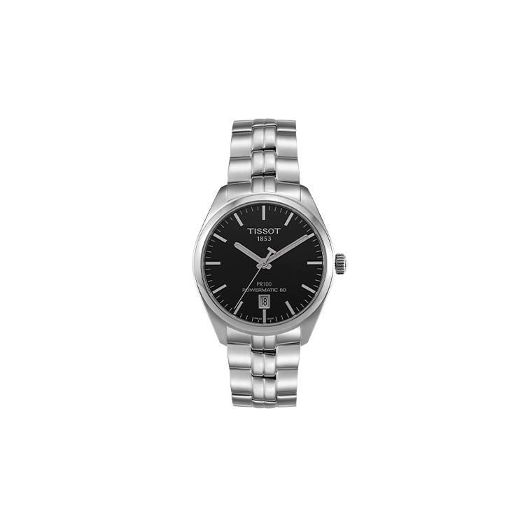 TISSOT Men s PR100 Collection Watch T101.407.11.051.00 Black Dial