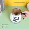 450ml Mixing Cup Stainless Steel Coffee Blender Gift Self Stirring Mug  Coffee Milk