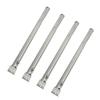 4 Pcs High Strength Burner Tube Silver Burner Pipe Durable BBQ Grill Burner  Grill Replacement Parts