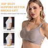 Wire-Free Seamless Bra: Enhances Bust, Smooths Underarm, Anti-Sag, Mesh Design, Plus Size