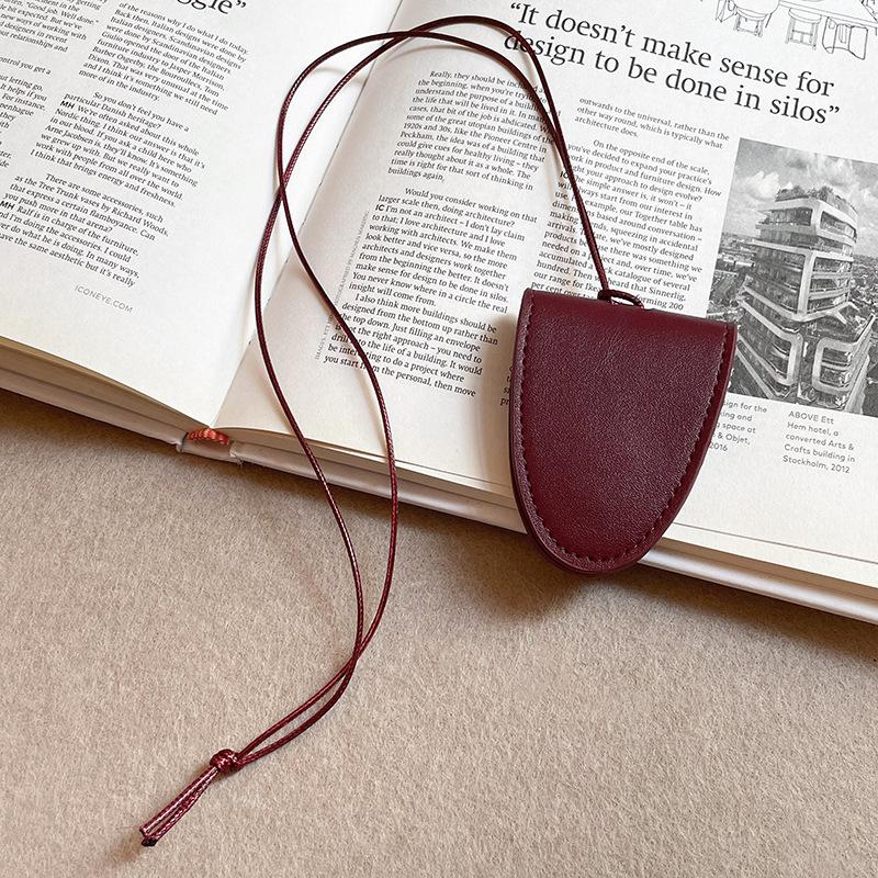 Copper Bamboo Chain Magnetic Glasses Clip Necklace Minimalist Retro Pendant Women's Trendy Fashion Jewelry