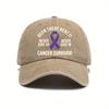 New Washed Baseball Hat Cancer Survivor Hat Soft Top Outdoor Cap