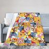 Winnie the Pooh Cartoon Blanket Piglet Tigger Eeyore Flannel Funny Breathable Throw Blankets for Home Spring/Autumn,