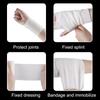 1 Rolle Elastische Kompressionsbandage mit Haken, Sportstützband für Knöchel, Handgelenk, Arm, Bein, Wundversorgung Erste-Hilfe-Maßnahme