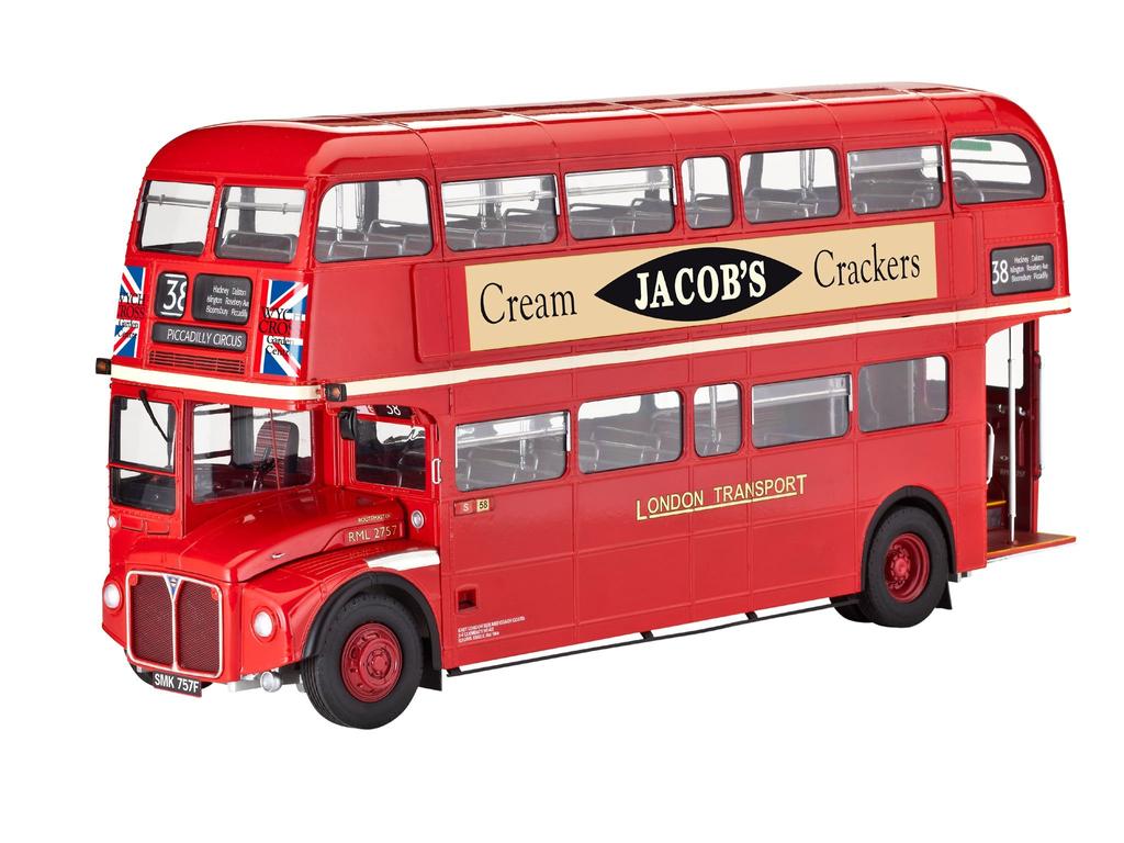 Deutsches Niveau London Bus R07651 Plastikmodell 1/24