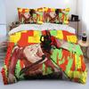 3D Anime Chainsaw Man Denji Beding Set Carton Warm Comforter Soft Duvet Cover Bed Linen Set Comfortable Quilt Cover Pilowcase King Quen Sized