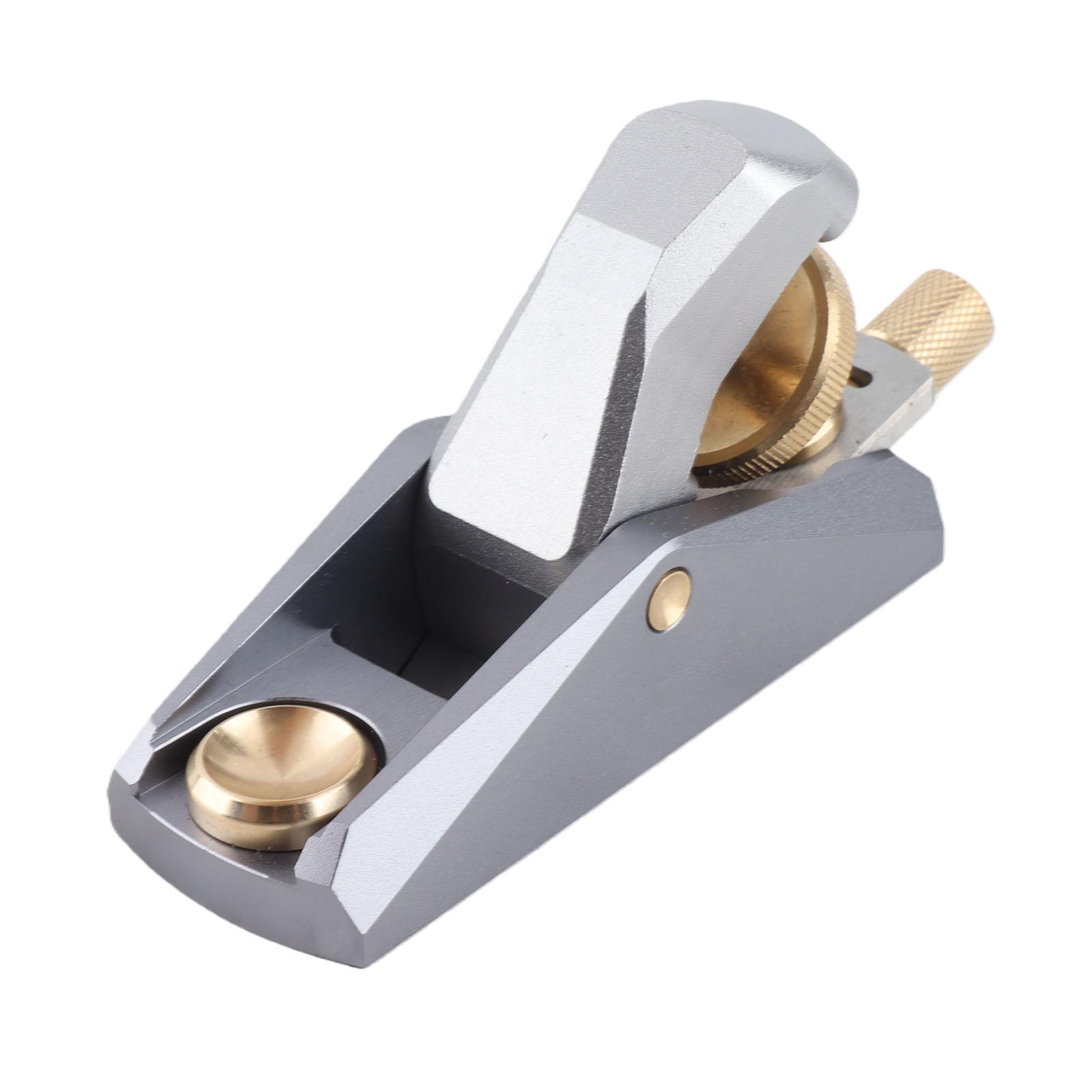

Wood Planer Aluminum Alloy Brass 33 Degree Low Angle Flat Bottomed Hand Plane for Woodworking