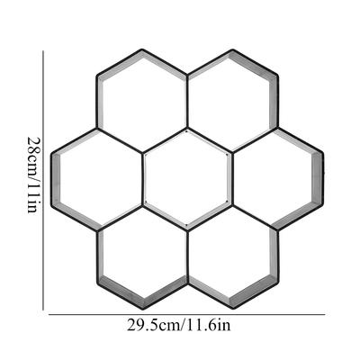 Concrete Mold, Reusable Concrete Walk Maker Walkway Stone Stepping Stone Mold Concrete Stamps Paving Pavement Stepping Stone for Lawn Patio Yard