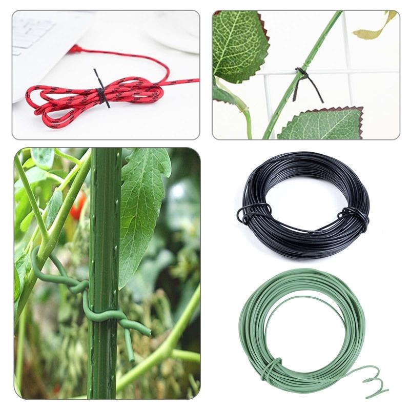Reusable Gardening Iron Cable Ties for Plants Fixing Durable Wear Resistant Garden Tools 10/20/40 Meter Free Combination