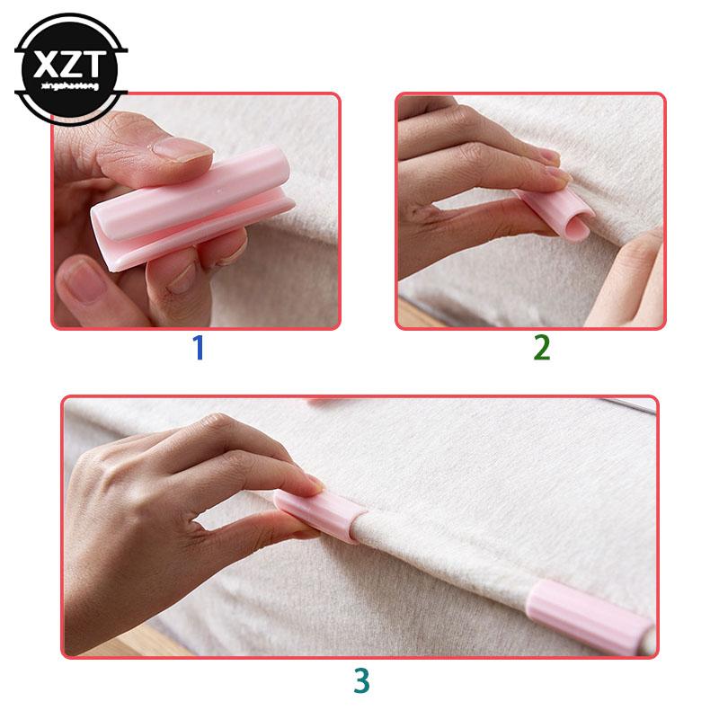 12PCS BedSheet Clips Plastic Slip-Resistant Clamp Quilt Bed Cover Grippers Fasteners Mattress Holder For Sheets Home Clothes Peg