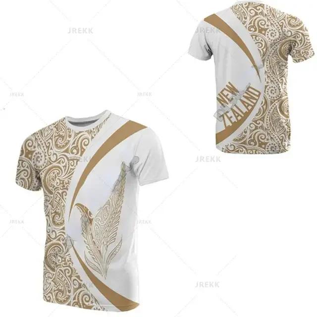 2024 Funny RUGBY T Shirt Men Clothing Summer Casual Breathable Short Sleeve 3D Crew Neck T-Shirt Sports Boxer Fashion Tee Shirts