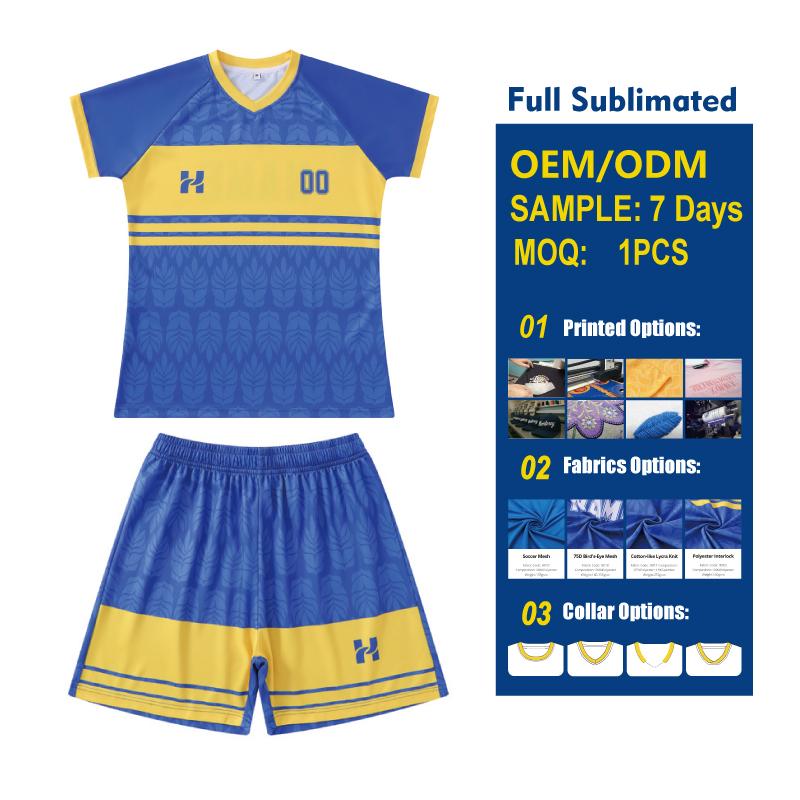 Custom Team Jersey Soccer Wear Football Short Quick Dry Soccer Jersey Set Sublimated Youth Training Uniforms Shorts&Xs белый