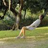 Outdoor Thickened Nylon Rope Hammock Indoor Mesh Hammock Portable Simple Hammock Swing Chair