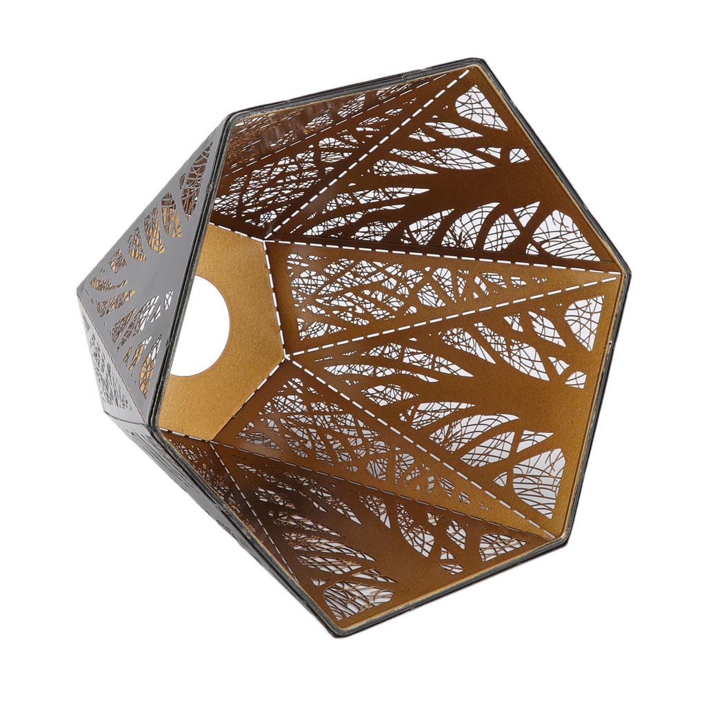 Lampenschirm E27 E26 Schreibtischlampe Schmiedeeisen Lampenschirm Schwarzwald Baumschnitzerei Metall Lampenschirm