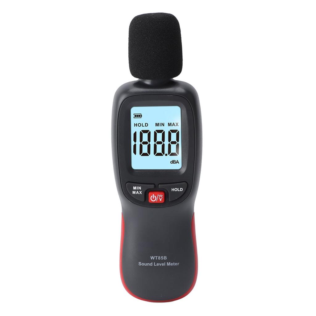 Sound Level Meter 30 To 130dB A Weighting Data Hold LCD Backlit Display Bluetooth Noise Tester