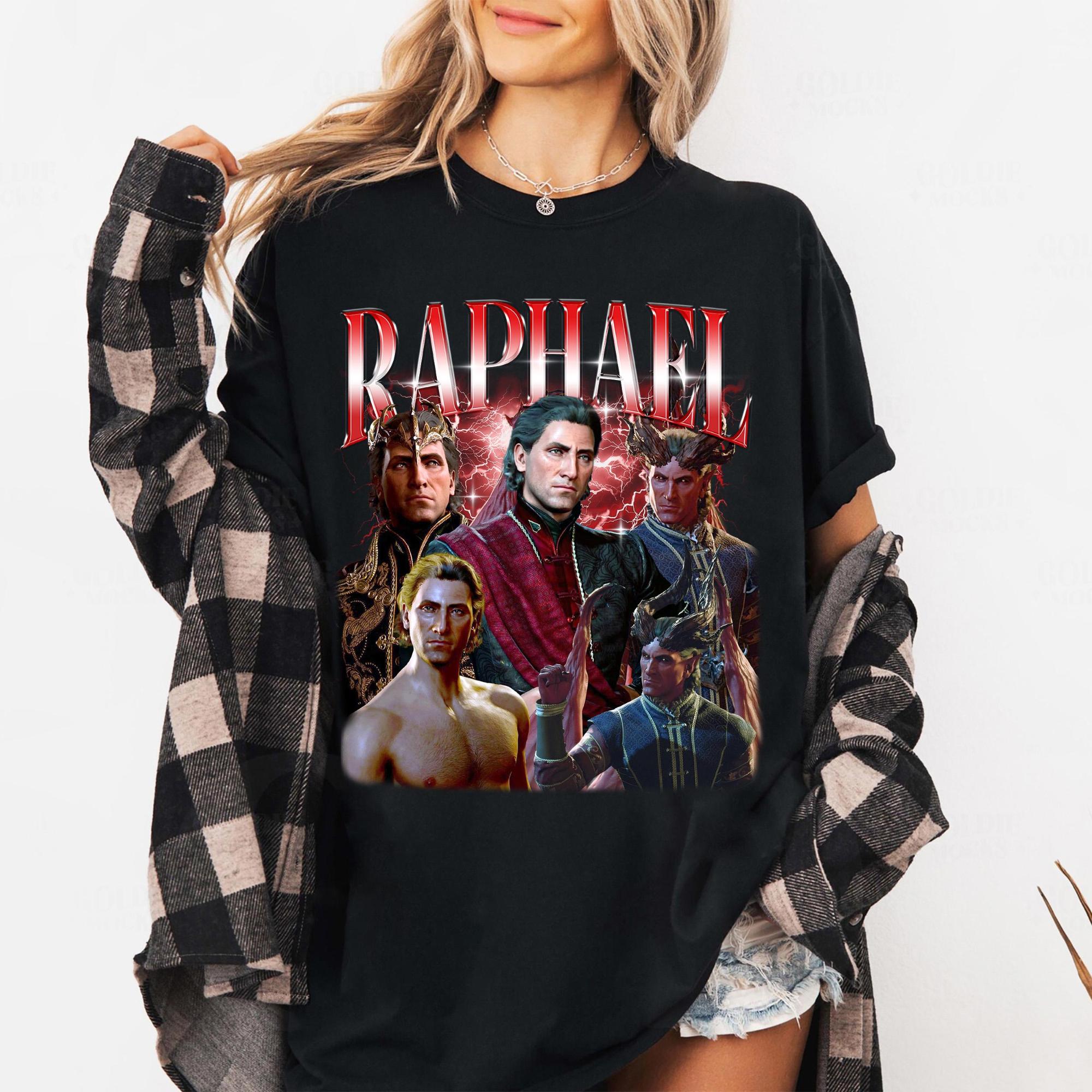 

Raphael Baldurs Gate 3 Printed Womens Tshirt Fashion Trend Top SpringSummer Pure Cotton Unisex Short Sleeve Tshirt S