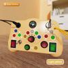 Montessori Busy Board Sensory Toys Cartoon With Led Light Switch Control Board Travel Activities Children Game For 2-4 Years Old