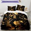 3pcs Duvet Cover Set (1*Duvet Cover + 2*Pillowcase, Without Core), Michael Jackson Print Soft All‑Season Bedding Set, Home Bedroom Decor Gift