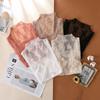 Spring/Autumn Luxury Lace Camisole Women’s Fitted Long-Sleeved Tulle Top – Sexy Underwear Top