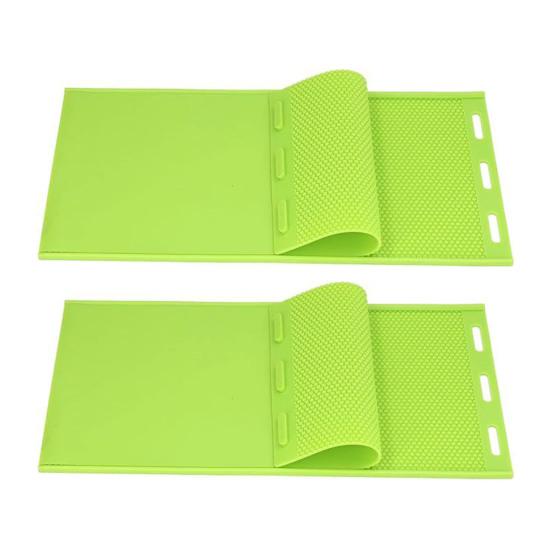 2 Pcs Silicone Beeswax Sheet Beeswax Press Embosser Machine Beeswax Honeycomb Making Mold for Beekeeping Accessory