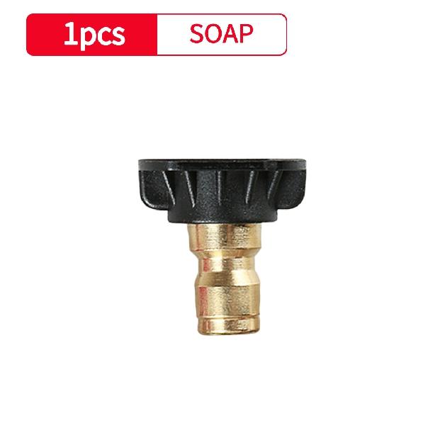 

1 шт., наконечник распылителя высокого давления с наконечником 1/4 дюйма; Дюймовый фитинг с наружной резьбой Karcher 0 15 25 40 градусов Water Jet 1pcs SOAP