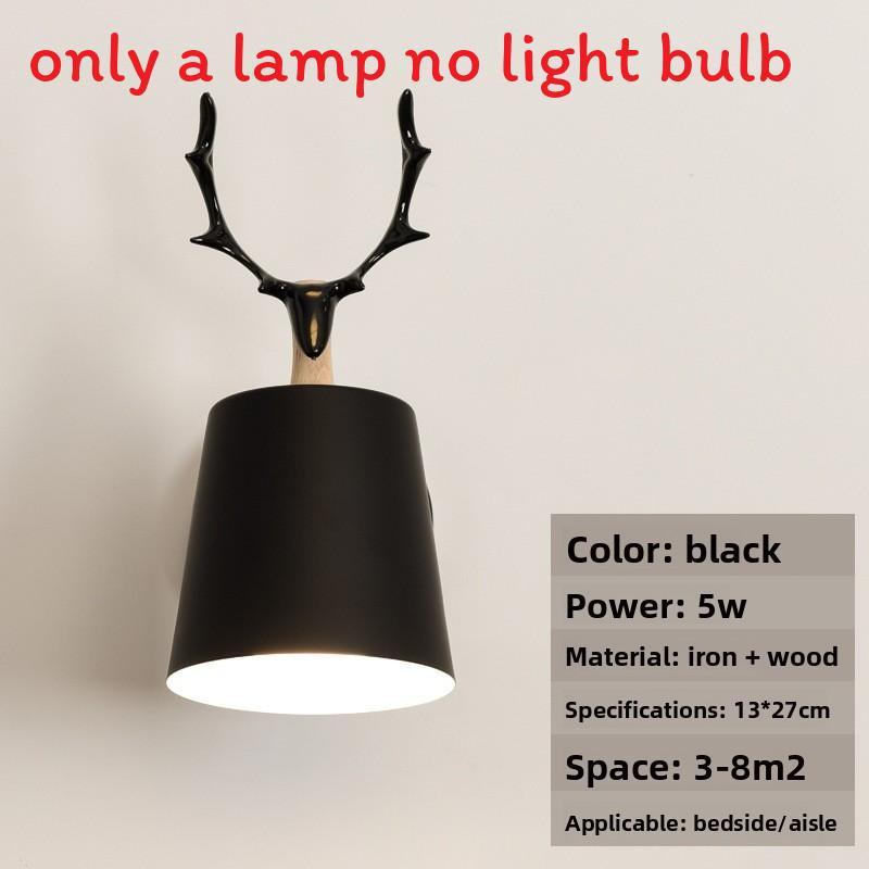 

Nordic Style Wall Light With E27 Led Bulb For Bedroom Living Room Decor