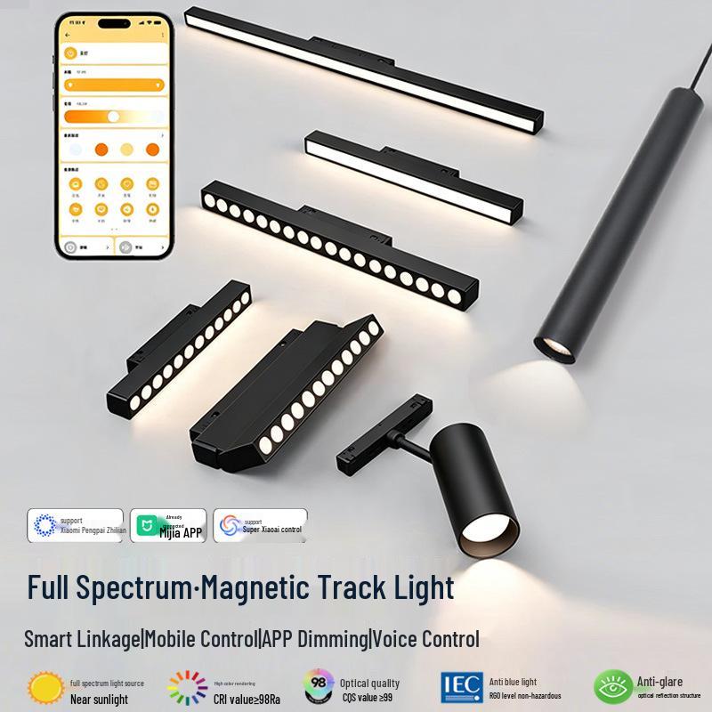 Full Spectrum Recessed Magnetic LED Track Floodlight