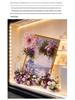 Monet Garden Purple Artificial Floral Decorations for Spring Landscaping Ornaments