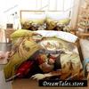3D Anime Spice and Wolf Bedding Set Single Twin Full Queen King Size Bed Set Adult Kid Bedroom Duvet Cover Sets Home Textiles