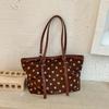 Large Capacity Bag, Versatile for Women, College Style Shoulder Bag, Commuting Tote Bag, Casual Armpit Bag