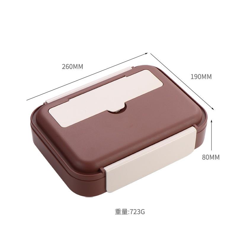304 Stainless Steel Insulated Lunch Box Office Workers Students - Leakproof Bento Container With Compartment Square