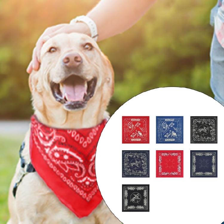 Western Pattern Headscarf Bandanas Hiphop Head Scarf Music Festival Headwrap Cycling Dancing Head Scarf Handkerchief
