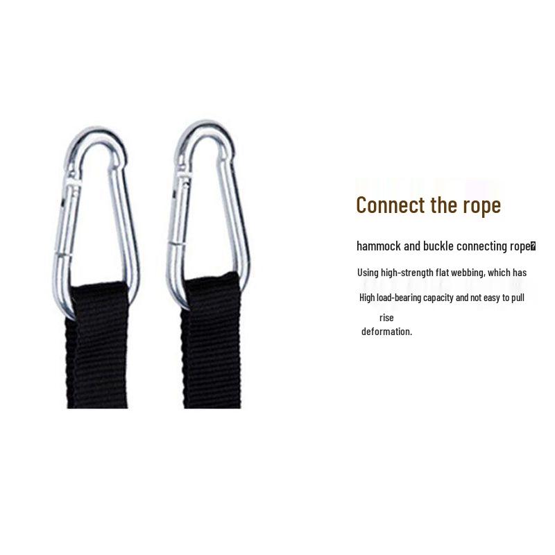 Adult Outdoor Hammock with Mosquito Net - Antitip, Sunshade, Lightweight for Camping and Parks