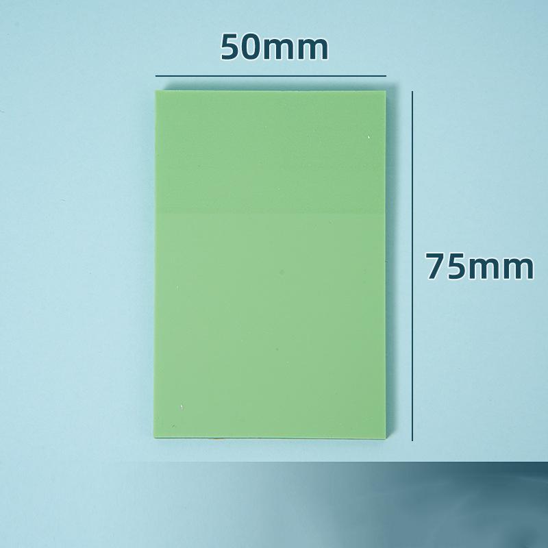 50 Sheets Creative Transparent PET Waterproof Sticky Notes Tear-off Simple Sticky Notes Office Note-taking Labels
