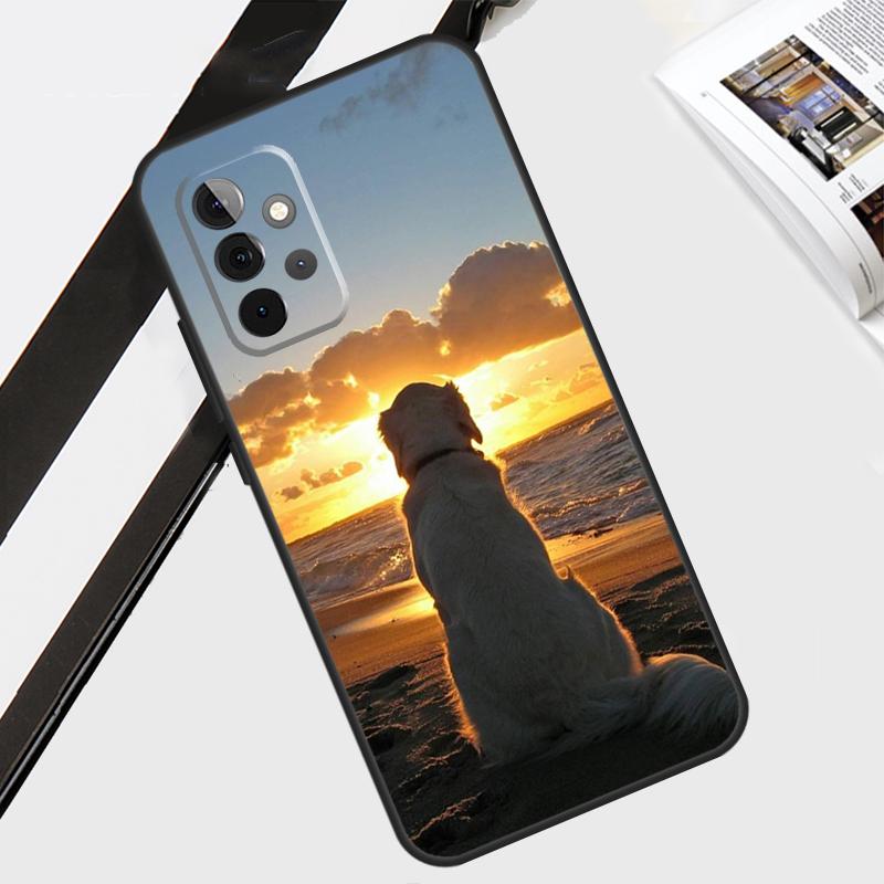 Golden Retriever Friend Case For Samsung Galaxy A12 A22 A32 A52 A56 A36 A26 A16 A06 A54 A34 A14 A13 A53 A15 A35 A55