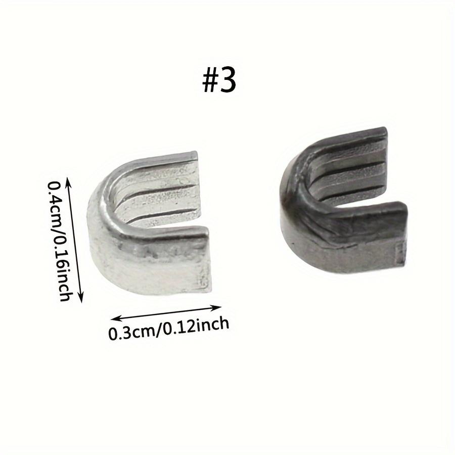 200pc Metal Zipper Stopper Set - Premium Aluminum Alloy, Easy Install, Ideal for Jackets, Bags, Footwear Repair